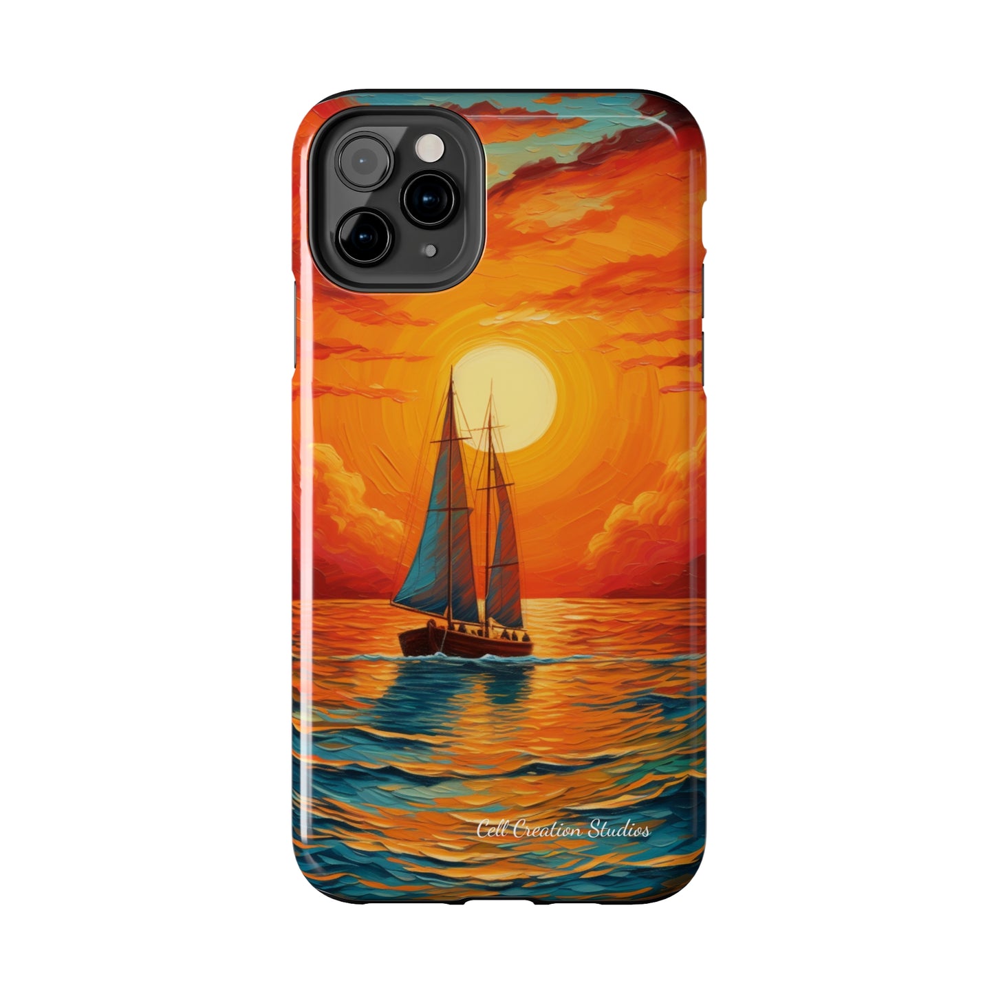 "Sailboat Sunset" -Tough iPhone Cases