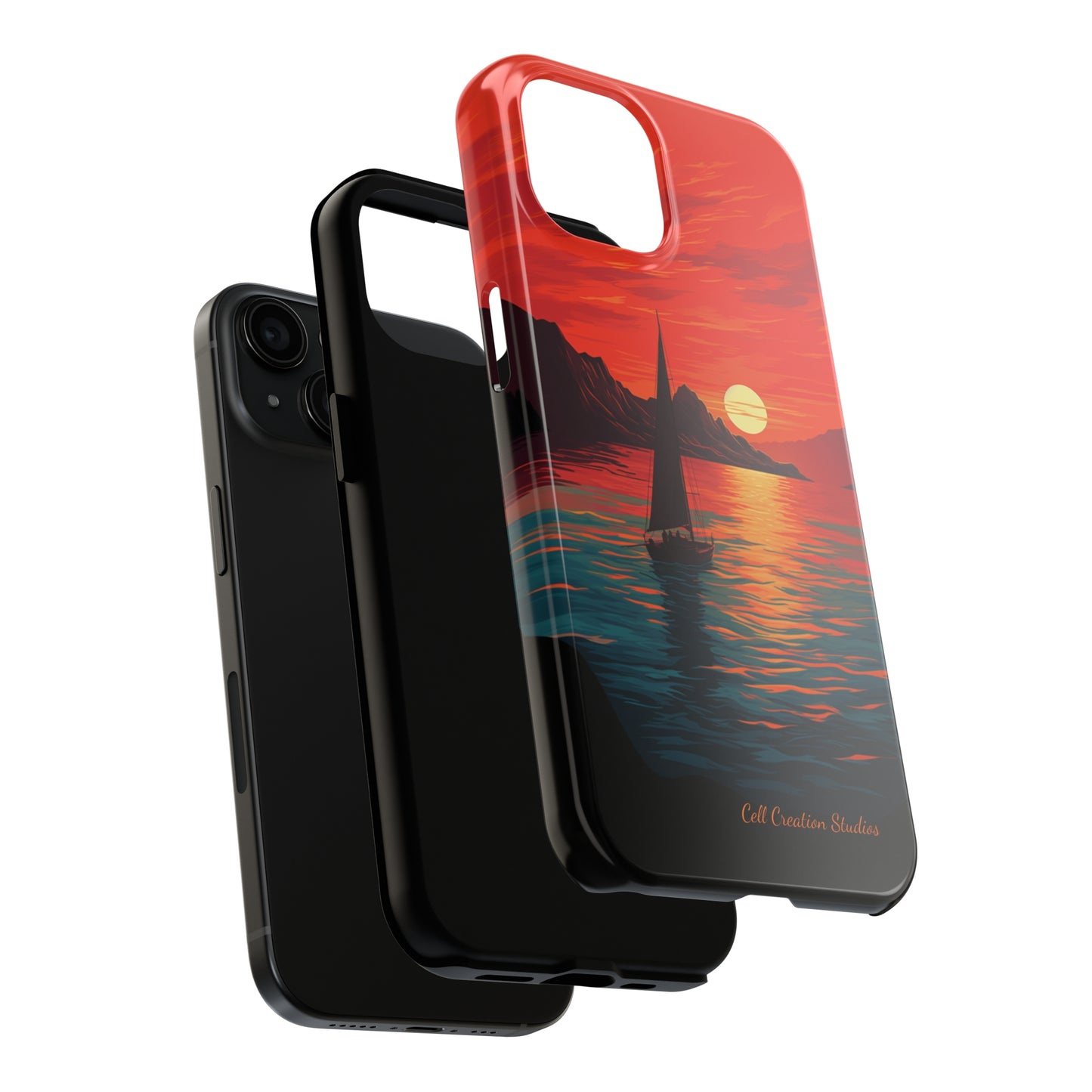 "Serenity at Sunset" -Tough iPhone Cases