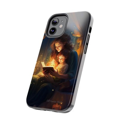 Introducing the "Bedtime Story Bliss" Cell Phone Case – Cherish Heartwarming Moments with Every Glance -Tough Phone Cases