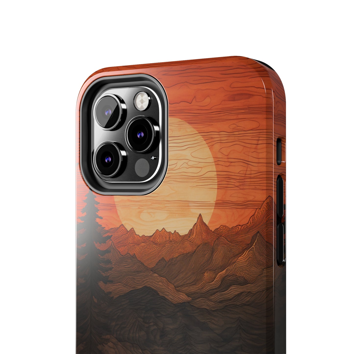 The "Sunset Mountains" Phone Case -Tough Phone Cases