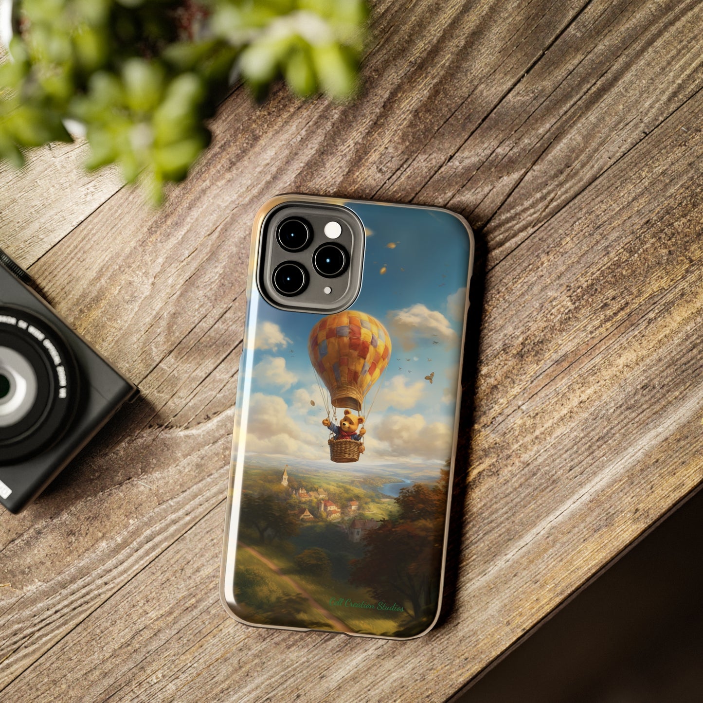 Introducing the "Winnie-The-Pooh's Balloon Adventure" Cell Phone Case – Soar to New Heights in Style -Tough Phone Cases