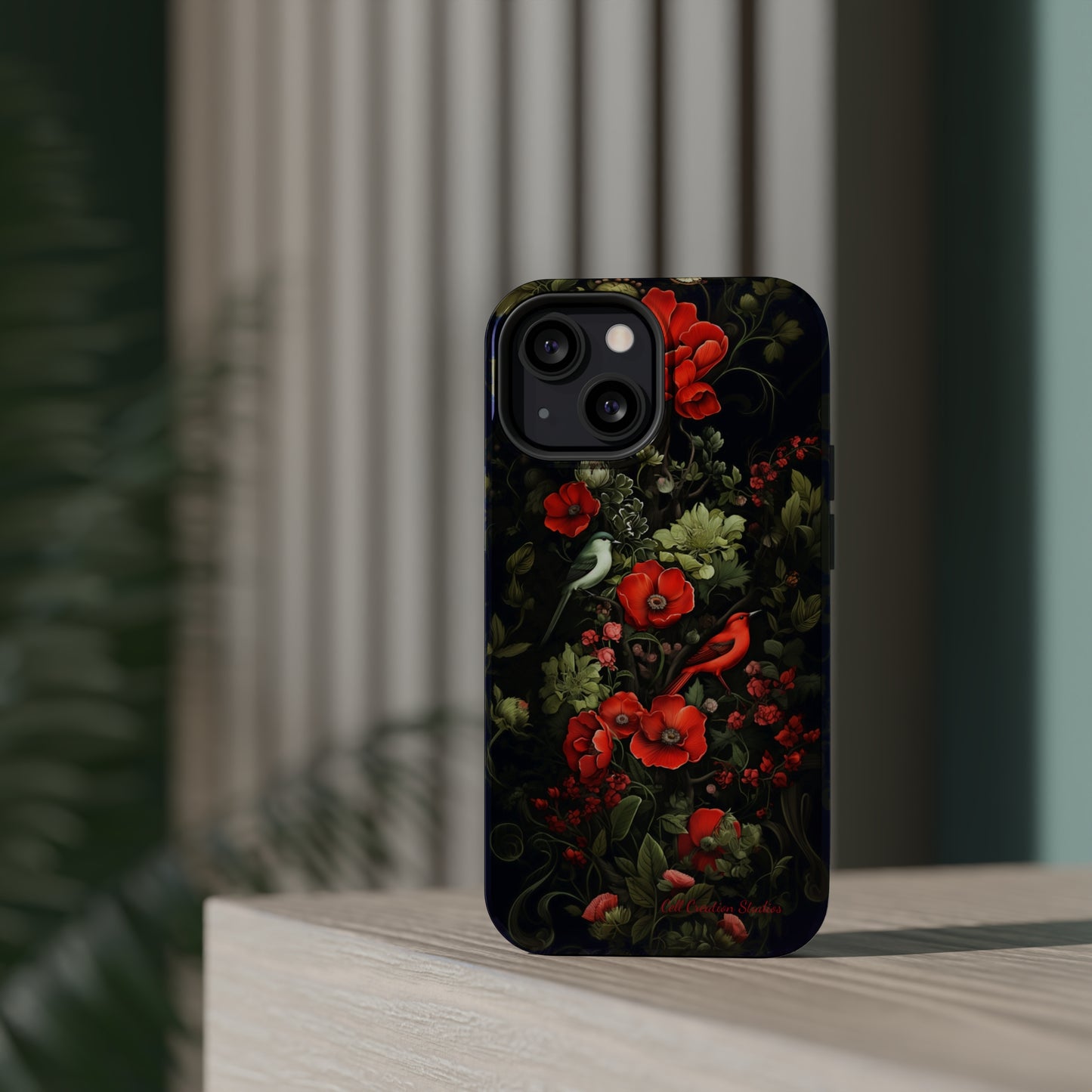 "Floral Serenade Elegance" -MagSafe Tough iPhone Cases