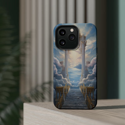 Introducing the "Celestial Gateway" Cell Phone Case – Elevate Your Device with Heavenly Splendor -MagSafe Tough Cases