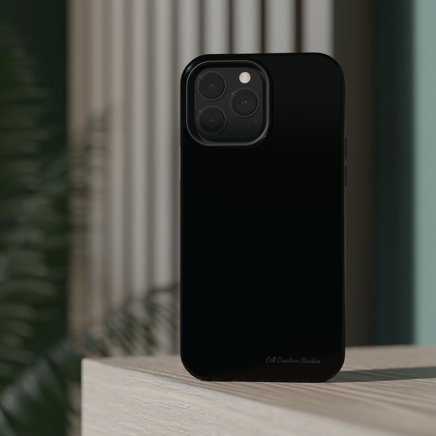 "Stealth Black Defender" -MagSafe Tough iPhone Cases