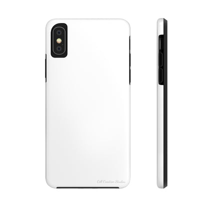 "Pure Elegance White" -Tough iPhone Cases