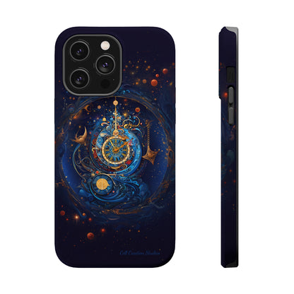 "Cosmic Clock Elegance" -MagSafe Tough iPhone Cases