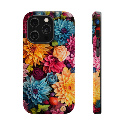 Introducing the "Floral Harmony" Cell Phone Case – Elevate Your Style with Nature's Grace -MagSafe Tough Cases