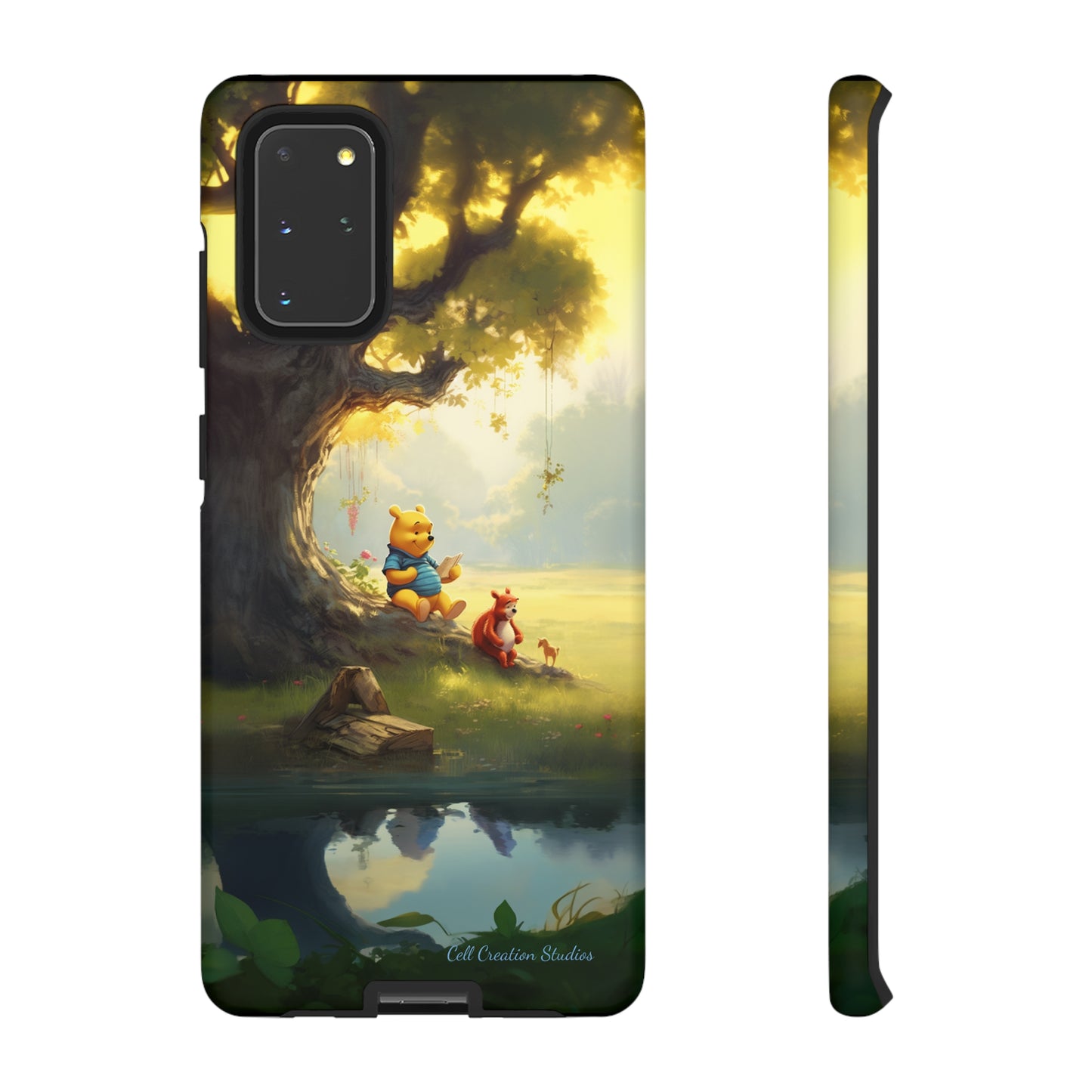 Introducing the "Winnie-The-Pooh Storytime" Cell Phone Case – A Nostalgic Journey with Friends -Tough Cases