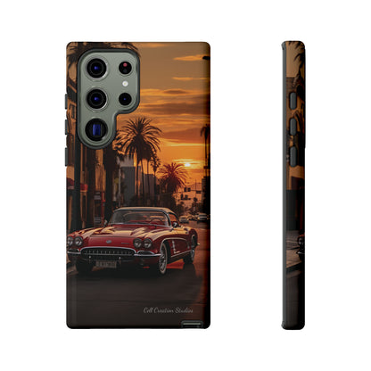 "Sunset Boulevard Classic Red Car" Cell Phone Case -Tough Cases