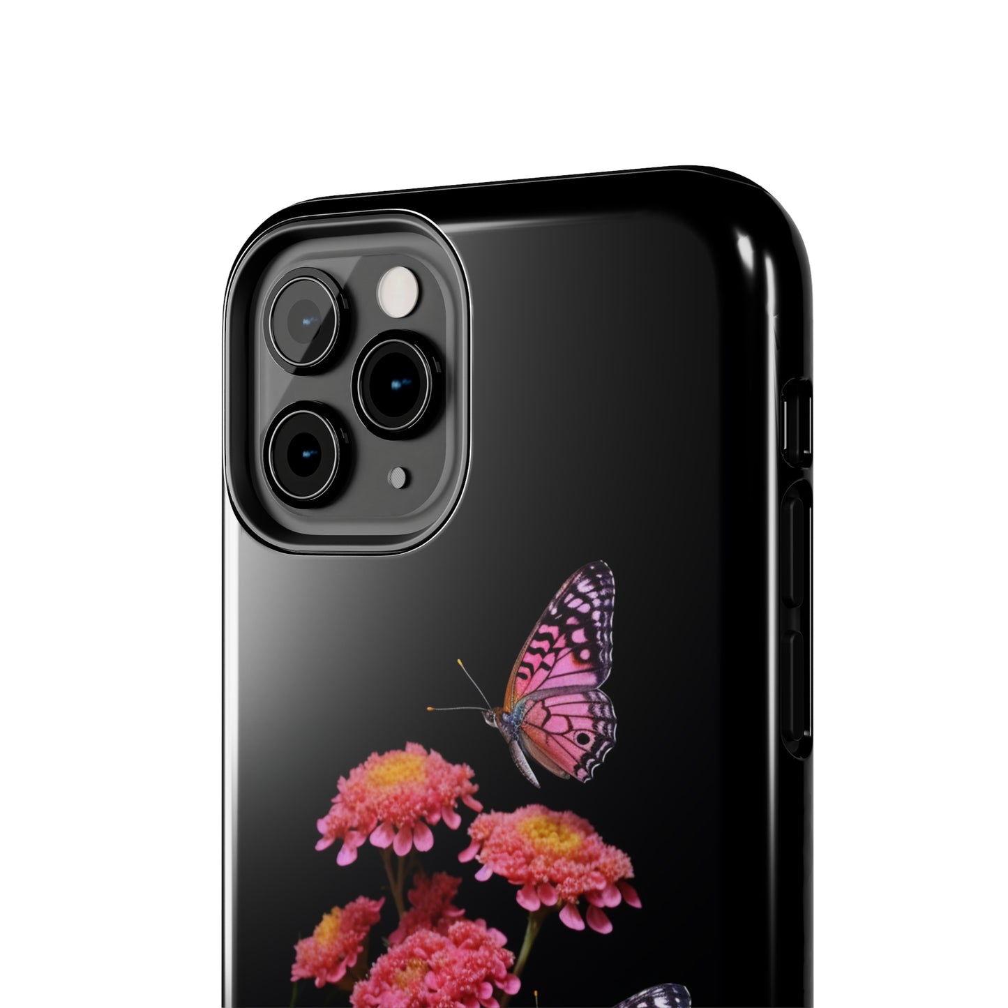 "Achillea Desert Eve Deep Rose & Butterfly" Phone Case -Tough Phone Cases