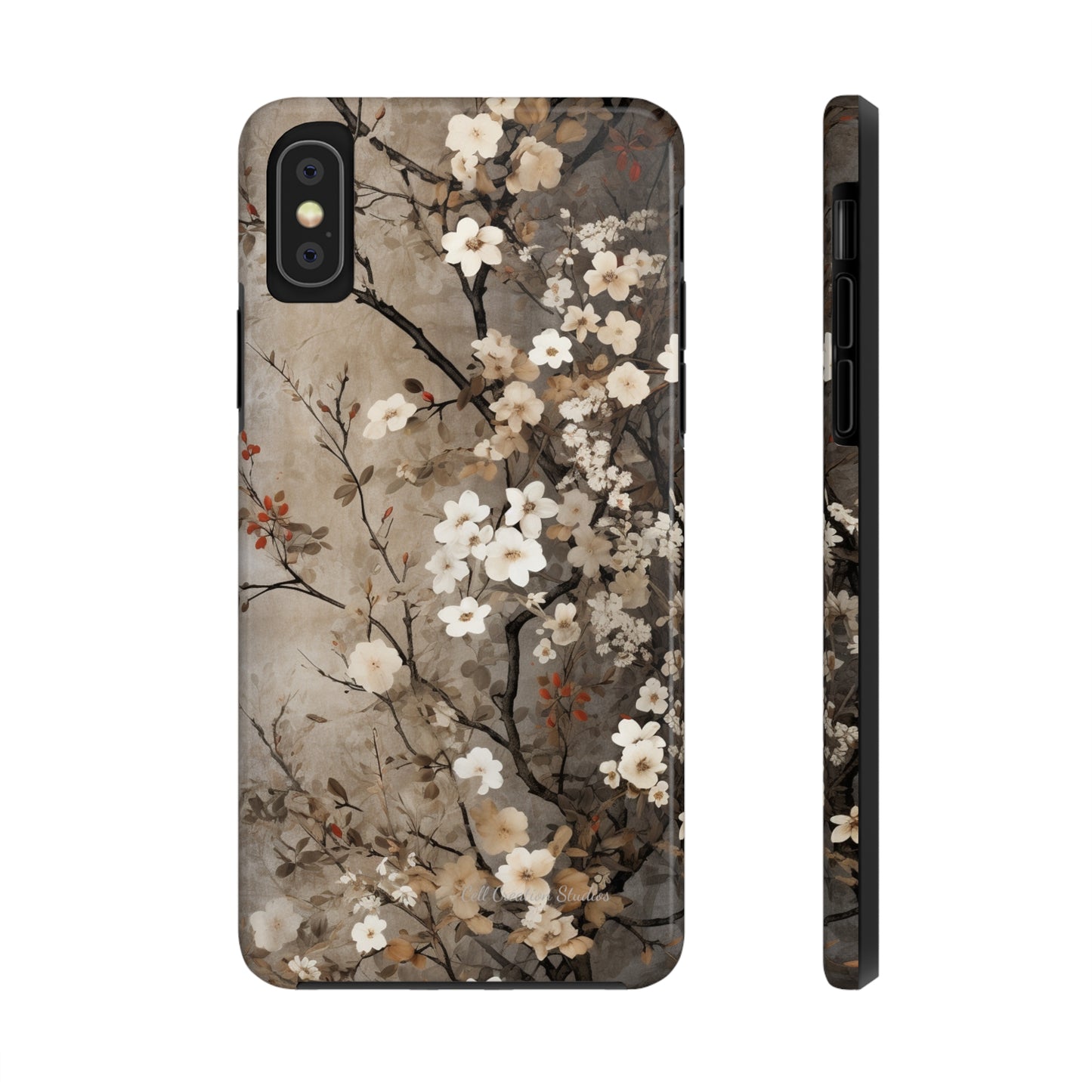 "Whimsical Blooms" -Tough iPhone Cases