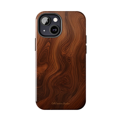 Introducing the "Natural Woodgrain" Cell Phone Case – Embrace Organic Beauty with Wood Pattern Design -Tough Phone Cases