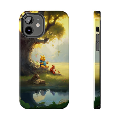 Introducing the "Winnie-The-Pooh Storytime" Cell Phone Case – A Nostalgic Journey with Friends -Tough Phone Cases