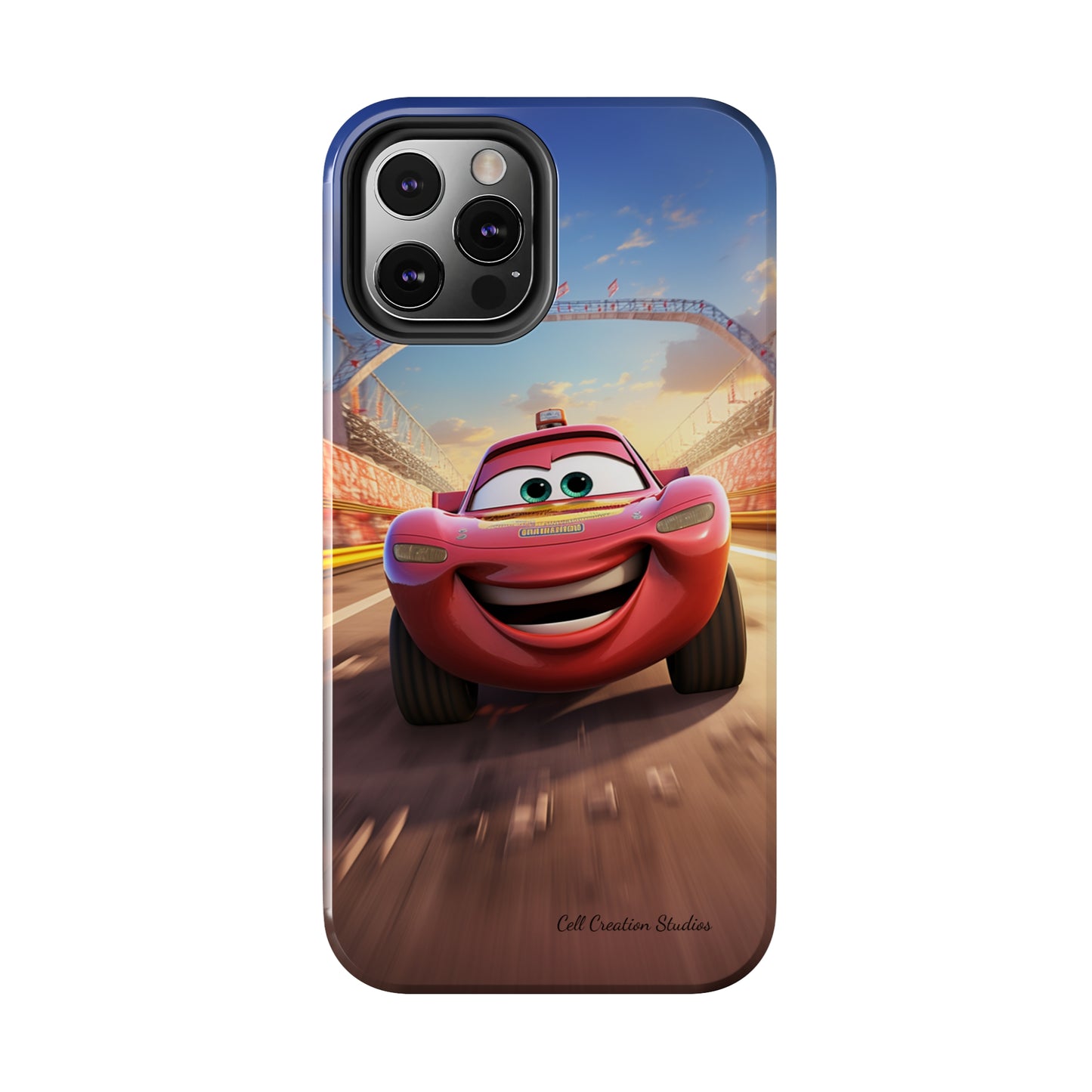 The "Smiling Red Racer" Phone Case -Tough Phone Cases