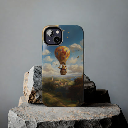 Introducing the "Winnie-The-Pooh's Balloon Adventure" Cell Phone Case – Soar to New Heights in Style -Tough Phone Cases