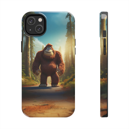 The "Trail Trekker" Bigfoot Cartoon Phone Case -Tough Phone Cases