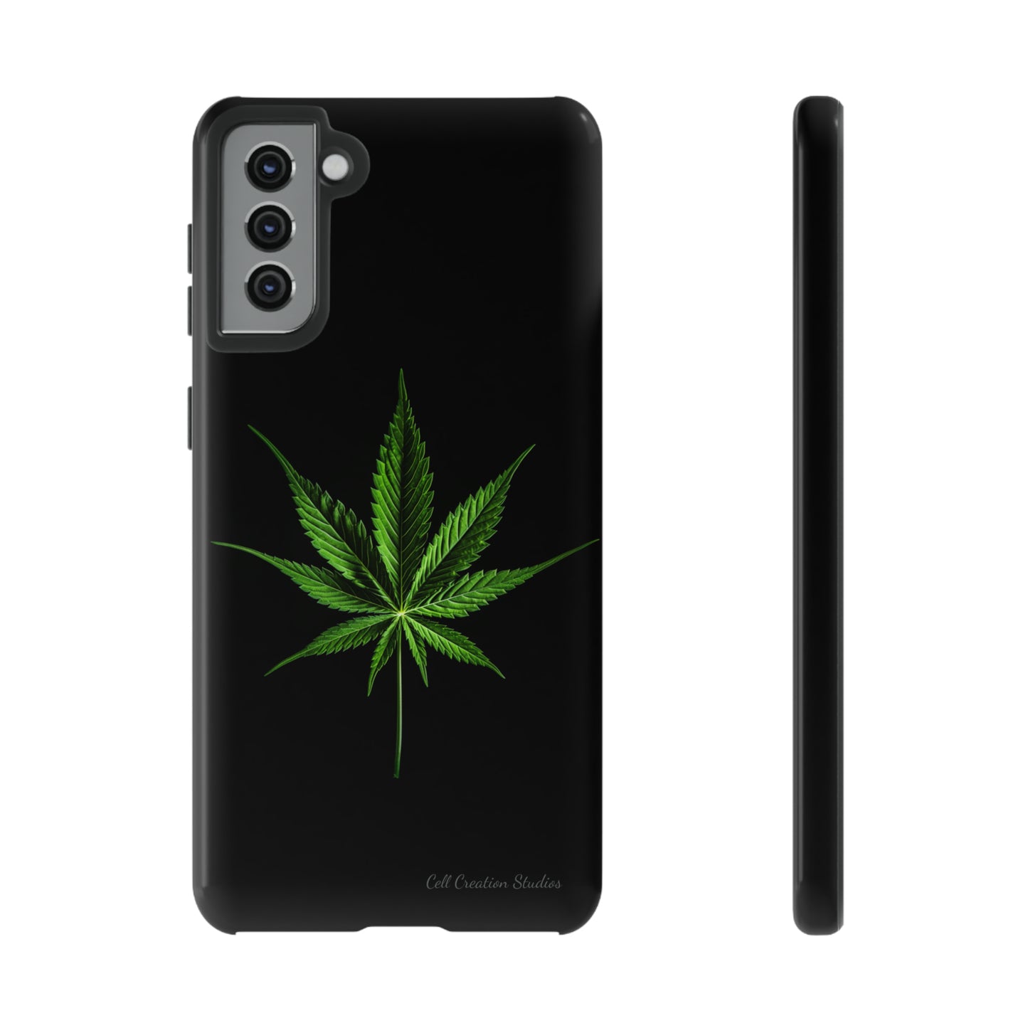 "Cannabis Chic" Marijuana Leaf Phone Case -Tough Cases