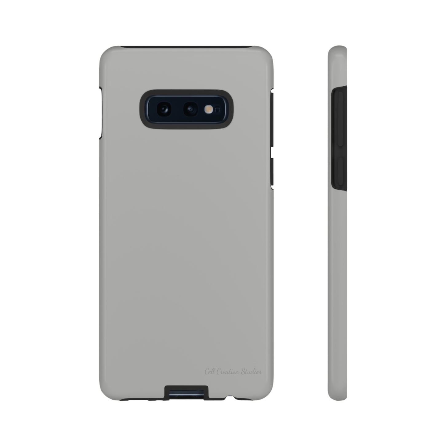 "Sleek Silver Essence" -Tough Samsung Phone Cases