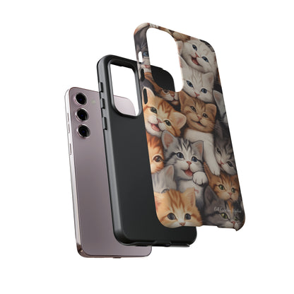 "Kitten Cuddle Haven" Phone Case -Tough Cases