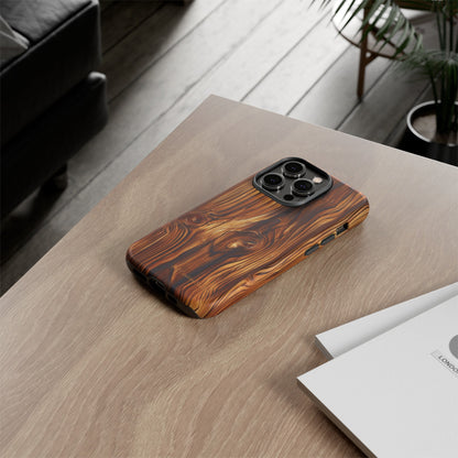 "Wood Grain Elegance"  -Tough iPhone Cases