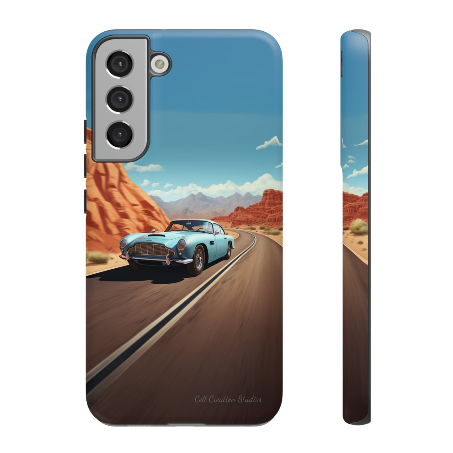 "Silver Racing Legend" -Tough Samsung Phone Cases