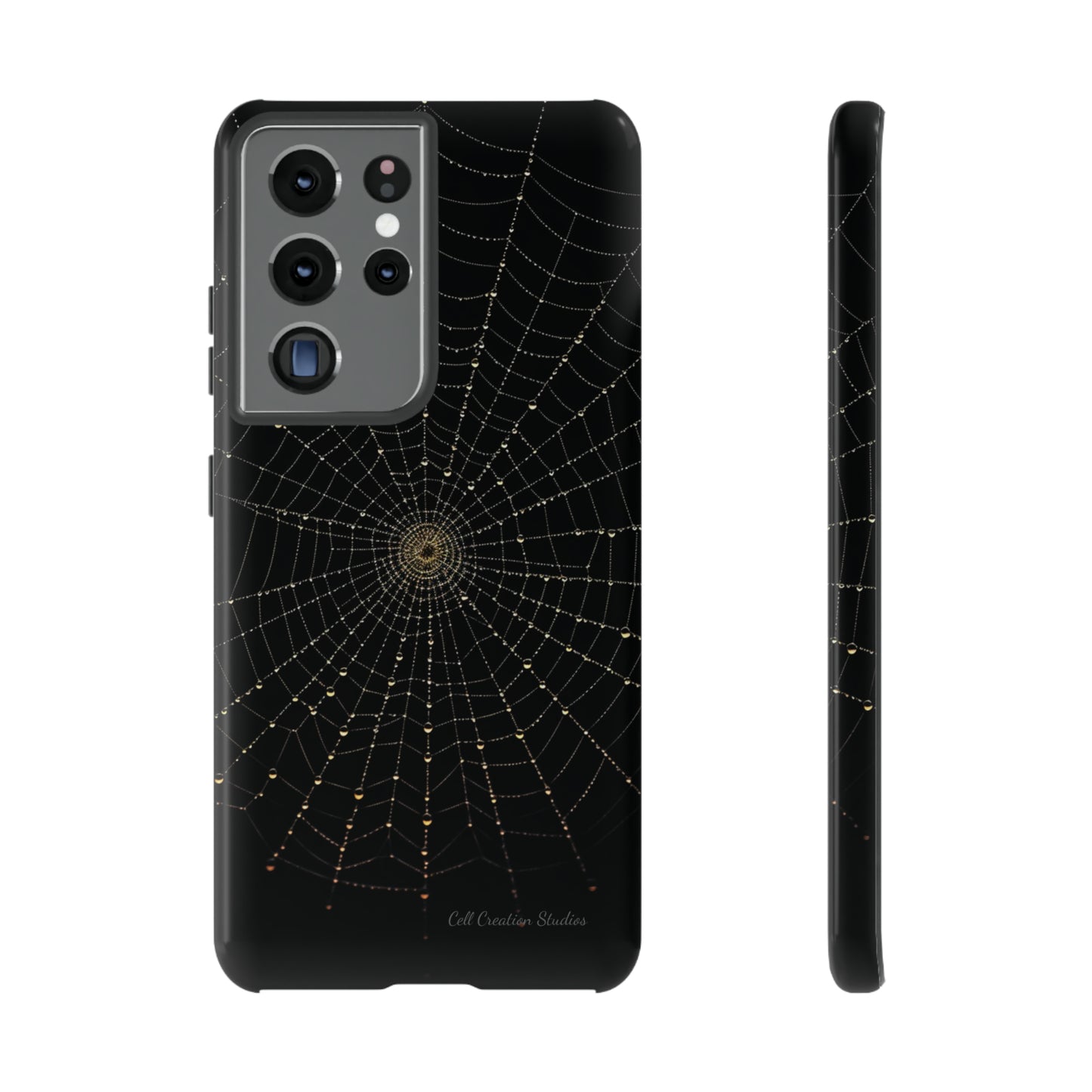 "Silken Noir Guardian" -Tough Samsung Phone Cases