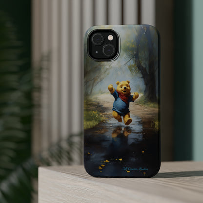 Introducing the "Winnie-The-Pooh Puddle Splash" Cell Phone Case – A Splash of Nostalgic Fun -MagSafe Tough Cases