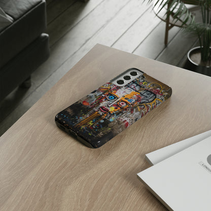 "Urban Graffiti Face" -Tough Phone Cases