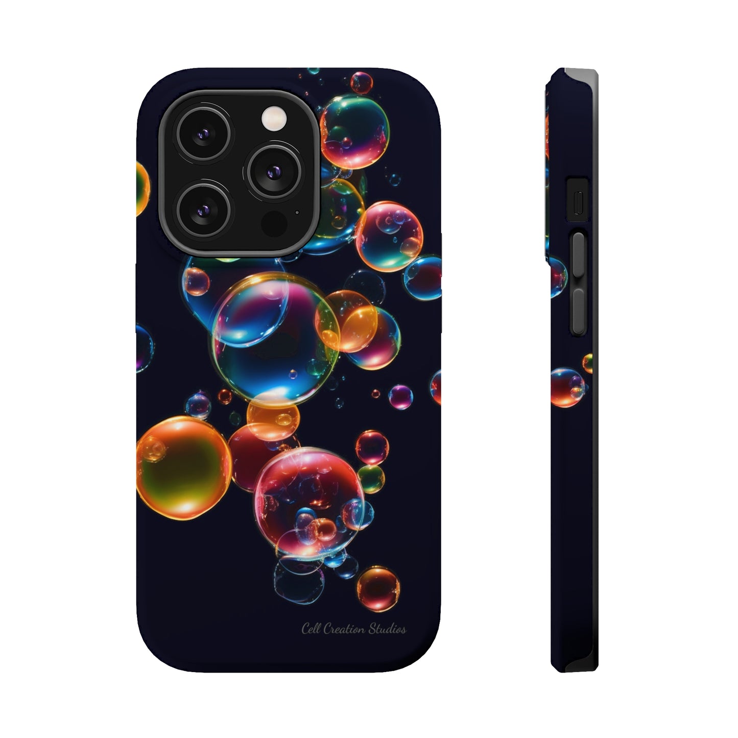 Elevate Your Phone's Aesthetic with our "BubbleBurst" Cell Phone Case -MagSafe Tough Cases