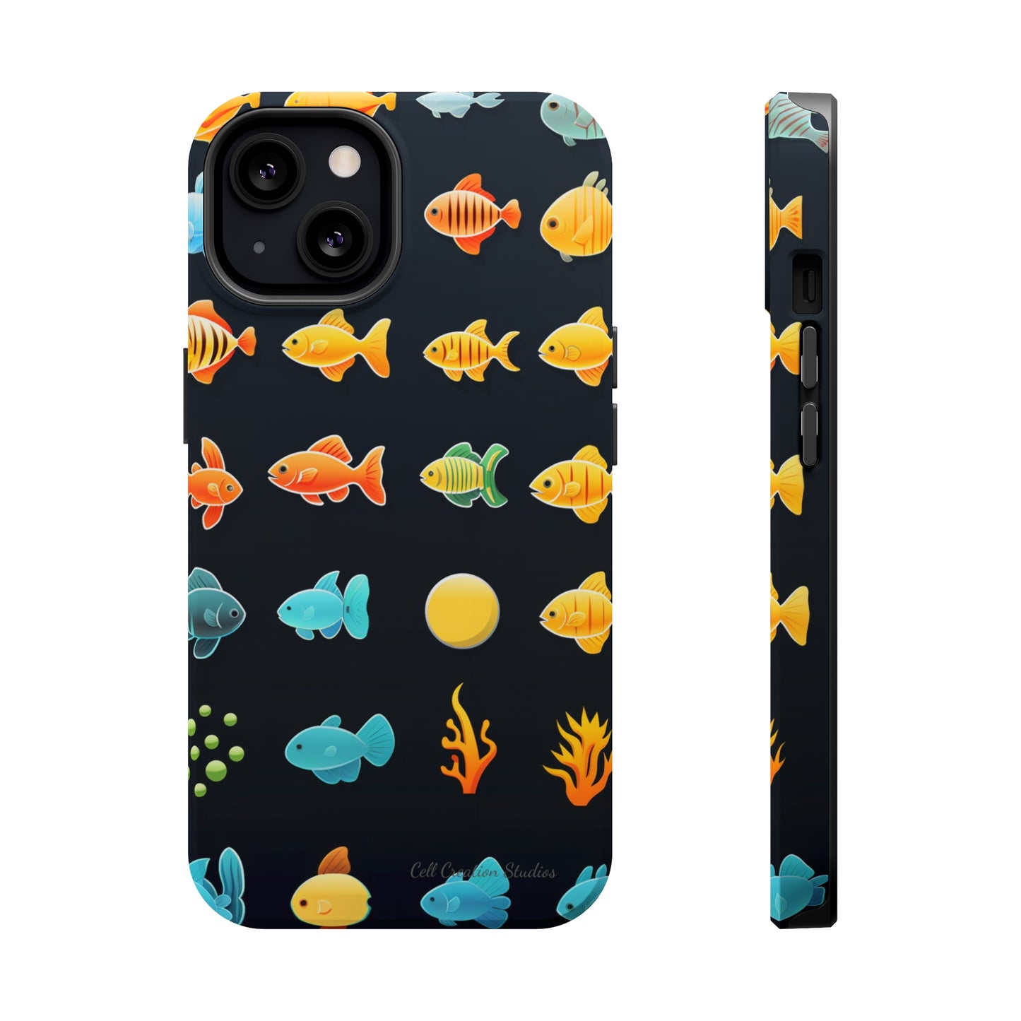 "AquaArt Fish" -MagSafe Tough Phone Cases