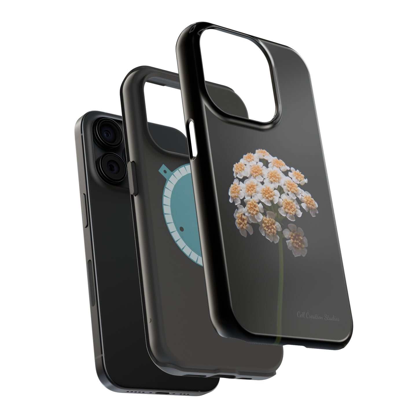 "Elegant Yarrow Bloom" Phone Case -MagSafe Tough Cases