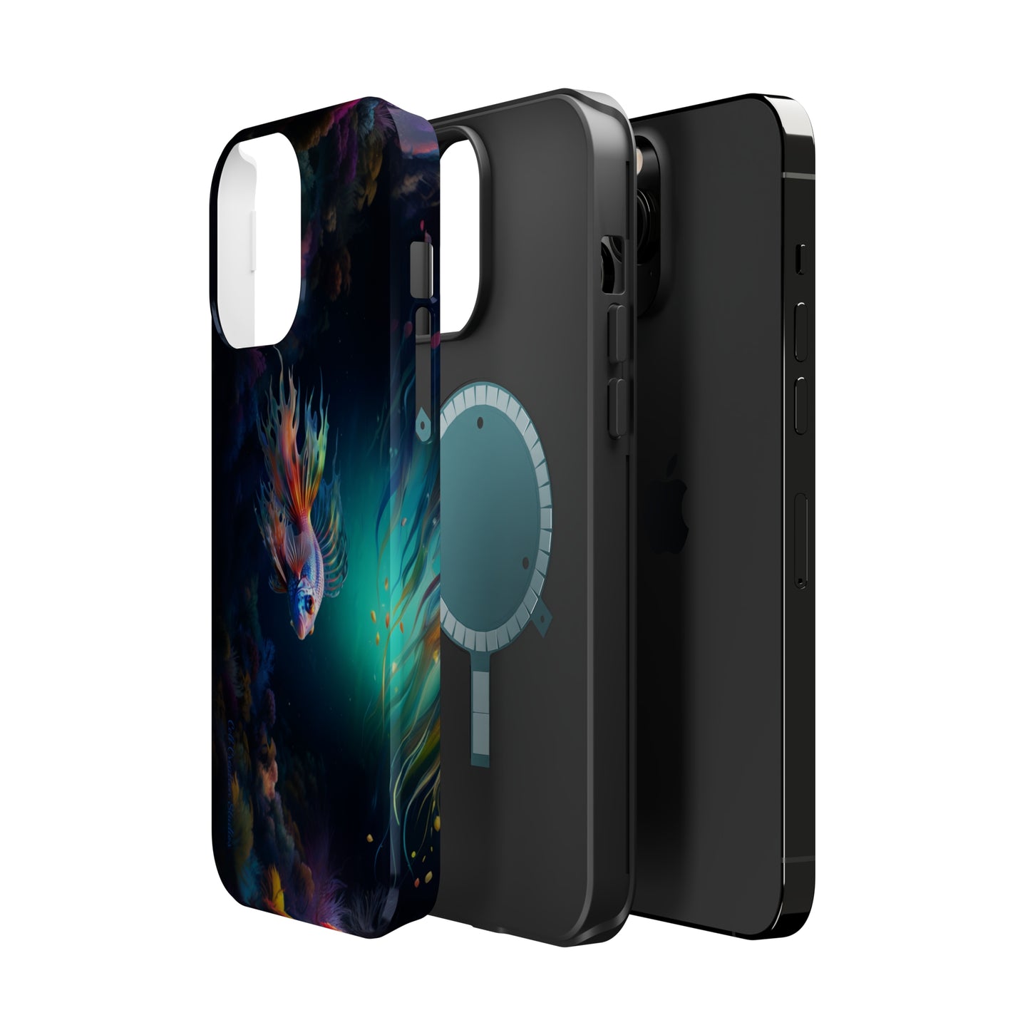 Introducing the "Aquatic Serenity" Cell Phone Case – Dive into Tranquil Waters! -MagSafe Tough Cases
