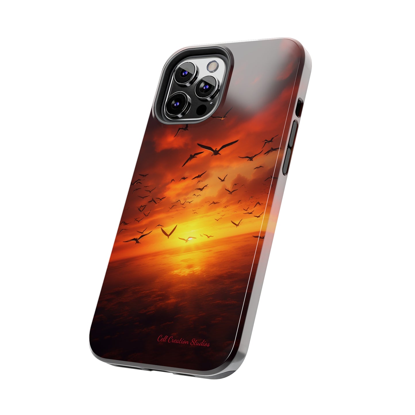 Introducing the "Sunset Soar" Cell Phone Case – Embrace Freedom and Beauty -Tough Phone Cases