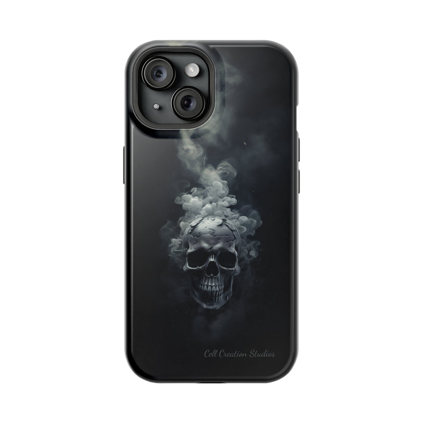 "Ethereal Skull Noir" -MagSafe Tough iPhone Cases