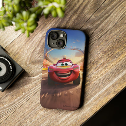 The "Smiling Red Racer" Phone Case -Tough Cases