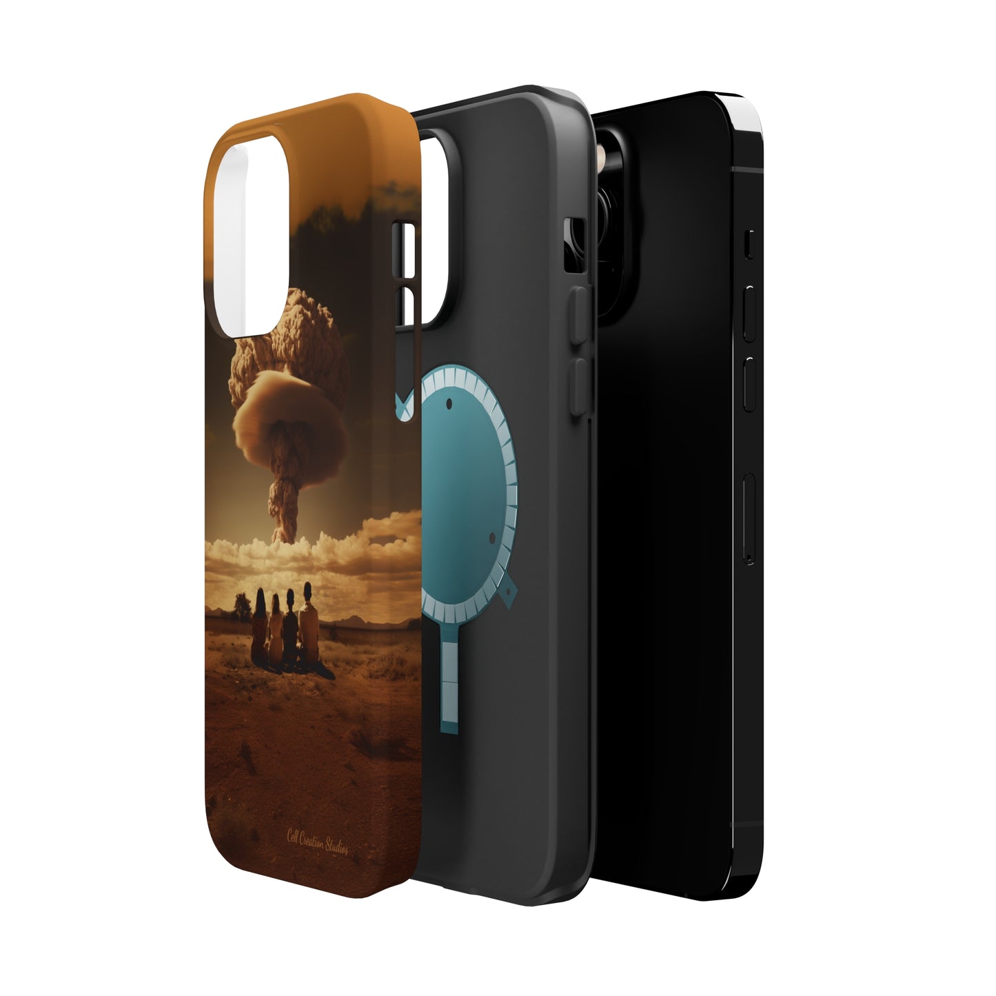 Introducing our "Skywatchers" Cell Phone Case - A Thought-Provoking Design -MagSafe Tough Cases