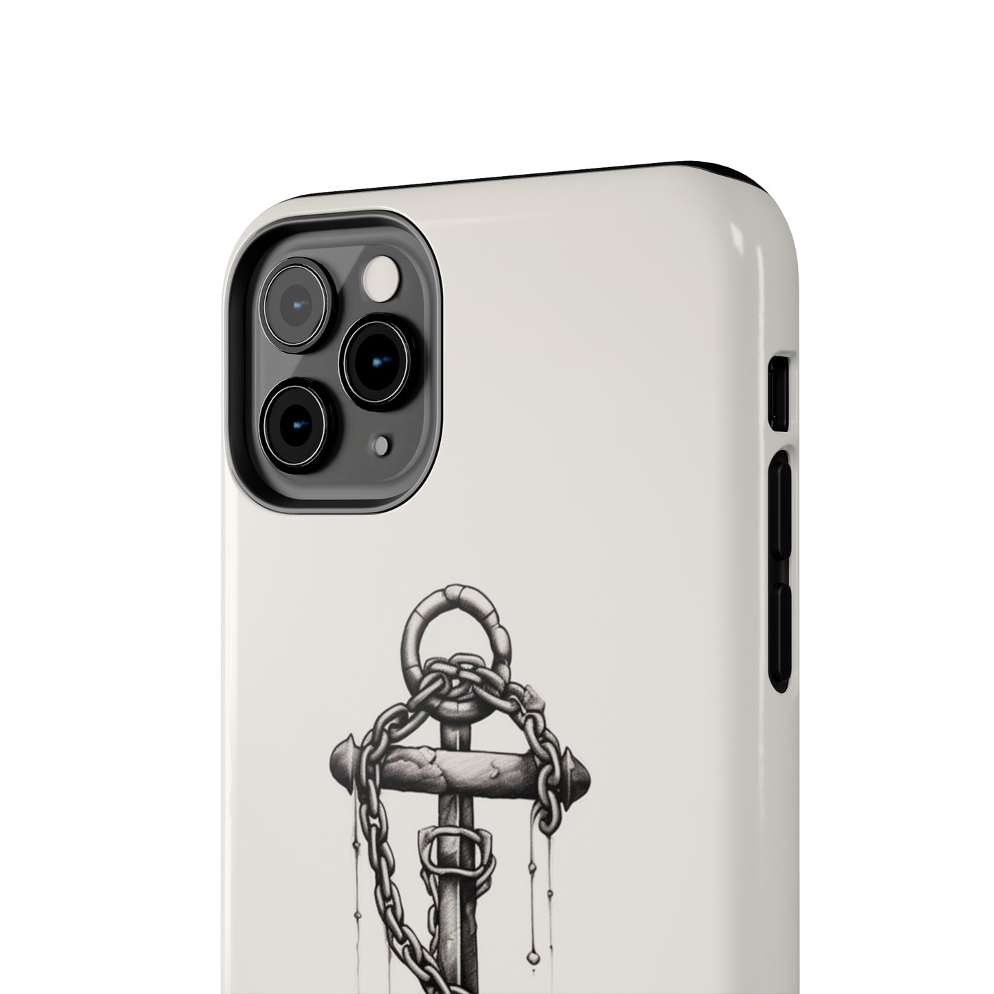 "Nautical Elegance Anchor" -Tough iPhone Cases