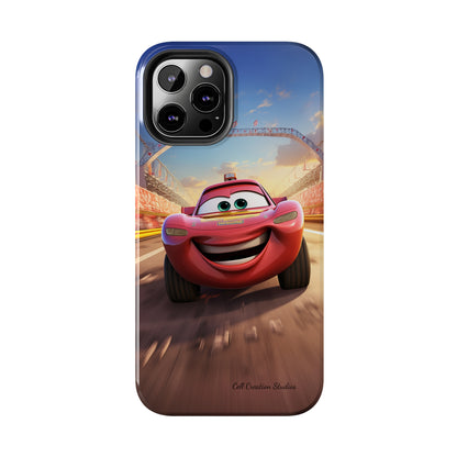 The "Smiling Red Racer" Phone Case -Tough Phone Cases