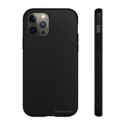 "Stealth Black Defender" -Tough iPhone Cases