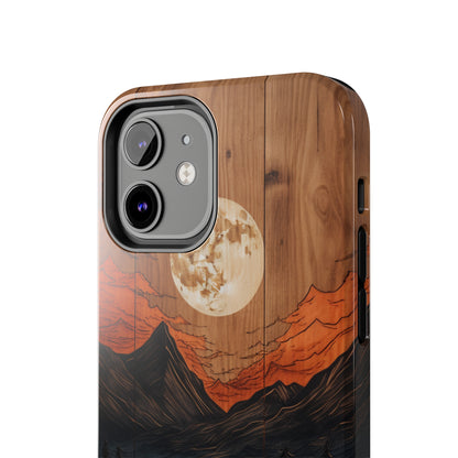 "Elevate Your Style with the Mountain Moonlight Phone Case" -Tough Phone Cases