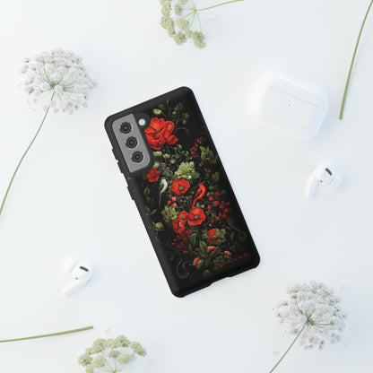 "Floral Serenade Elegance" -Tough Samsung Phone Cases