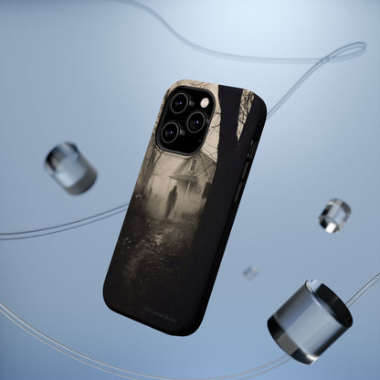 Introducing the "Ethereal Encounter" Cell Phone Case – Unveil the Mystery of the Ghostly Presence -MagSafe Tough Cases