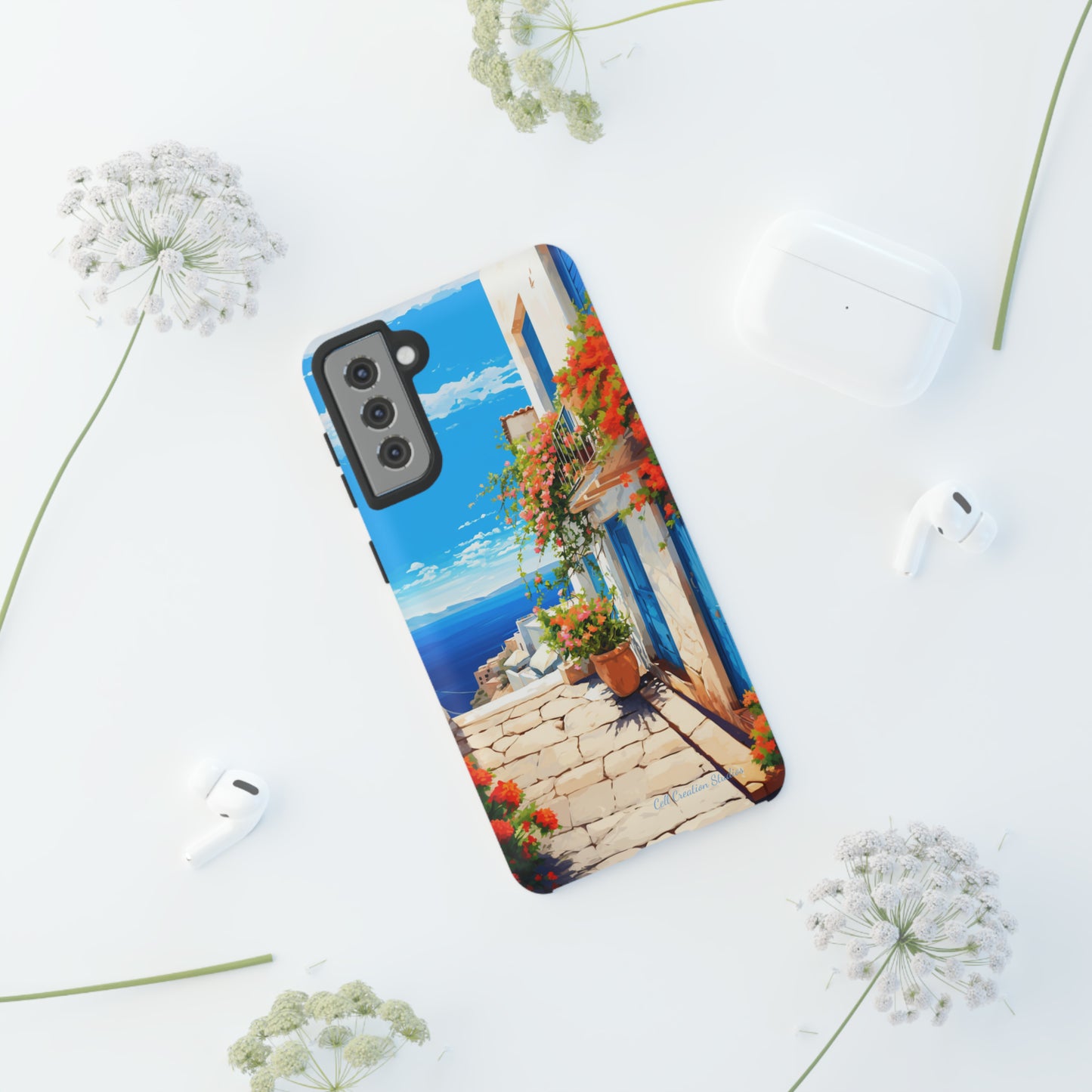 "Mediterranean Bliss Horizon" -Tough Samsung Phone Cases