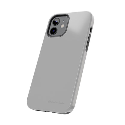 "Sleek Silver Essence" -Tough iPhone Cases