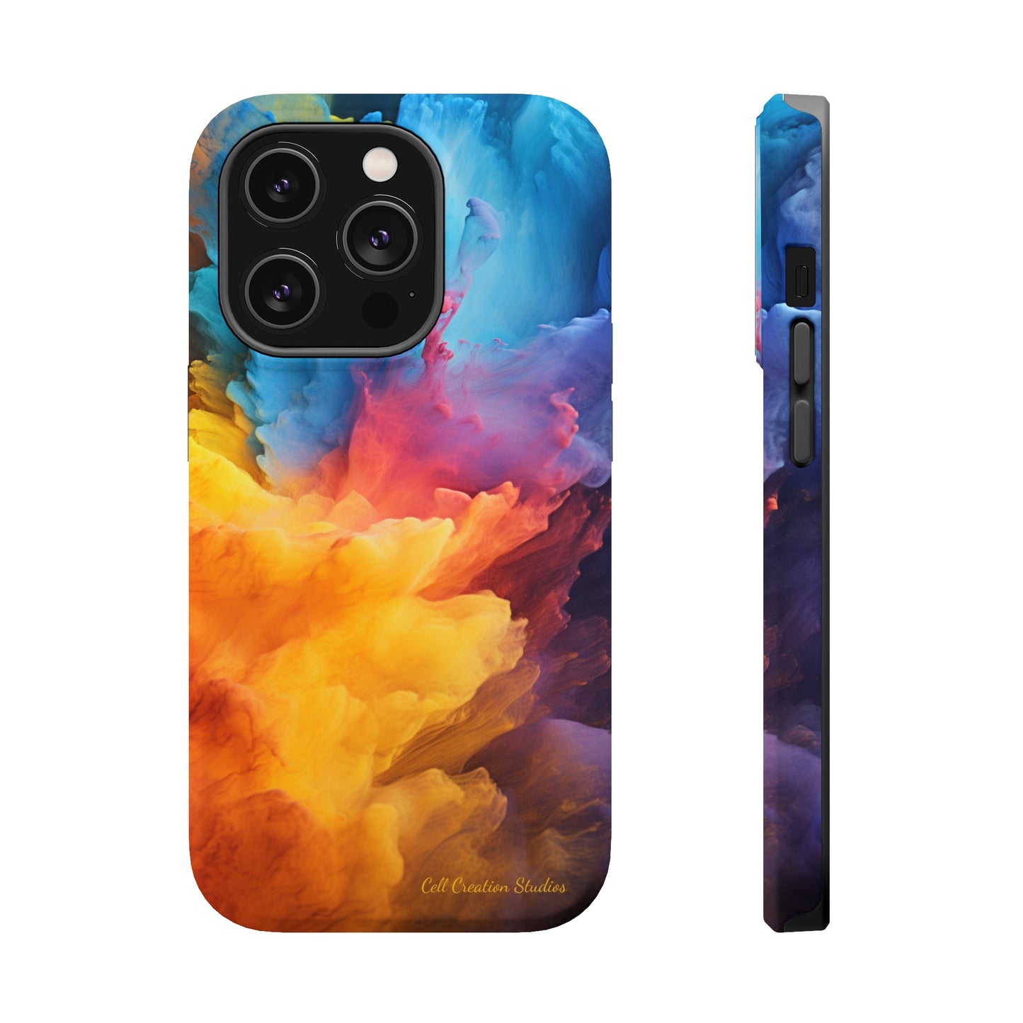 Introducing the "Colorful Spectrum" Cell Phone Case – Dive into a World of Vibrant Hues -MagSafe Tough Cases