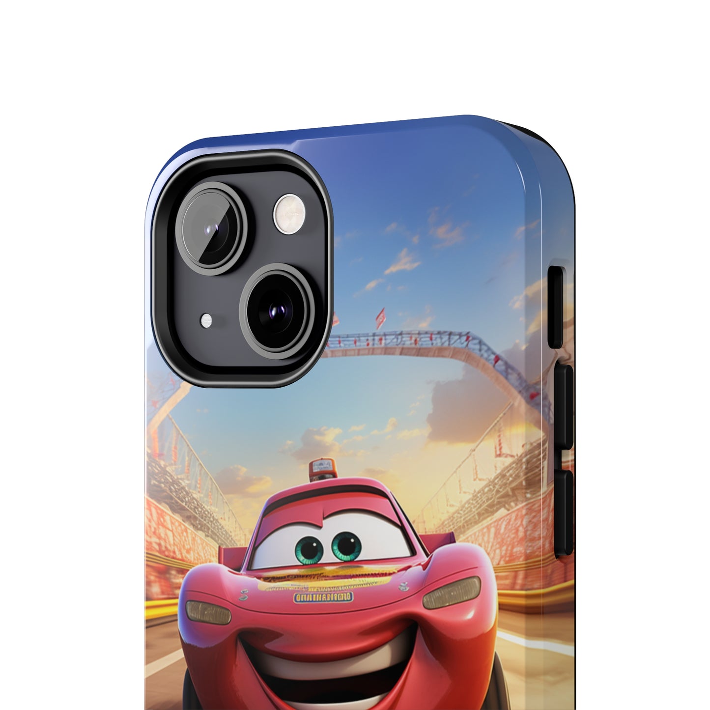 The "Smiling Red Racer" Phone Case -Tough Phone Cases