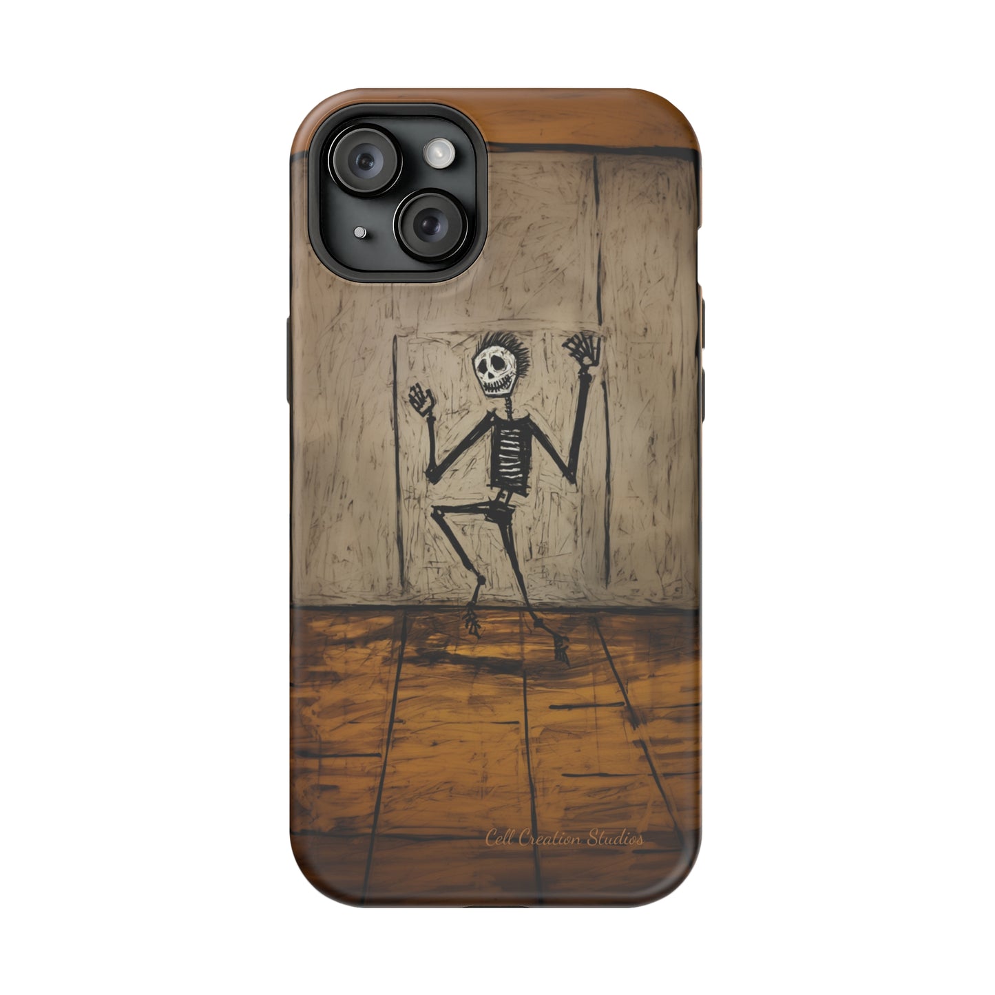 "Groovy Bones Skeleton" -MagSafe Tough iPhone Cases