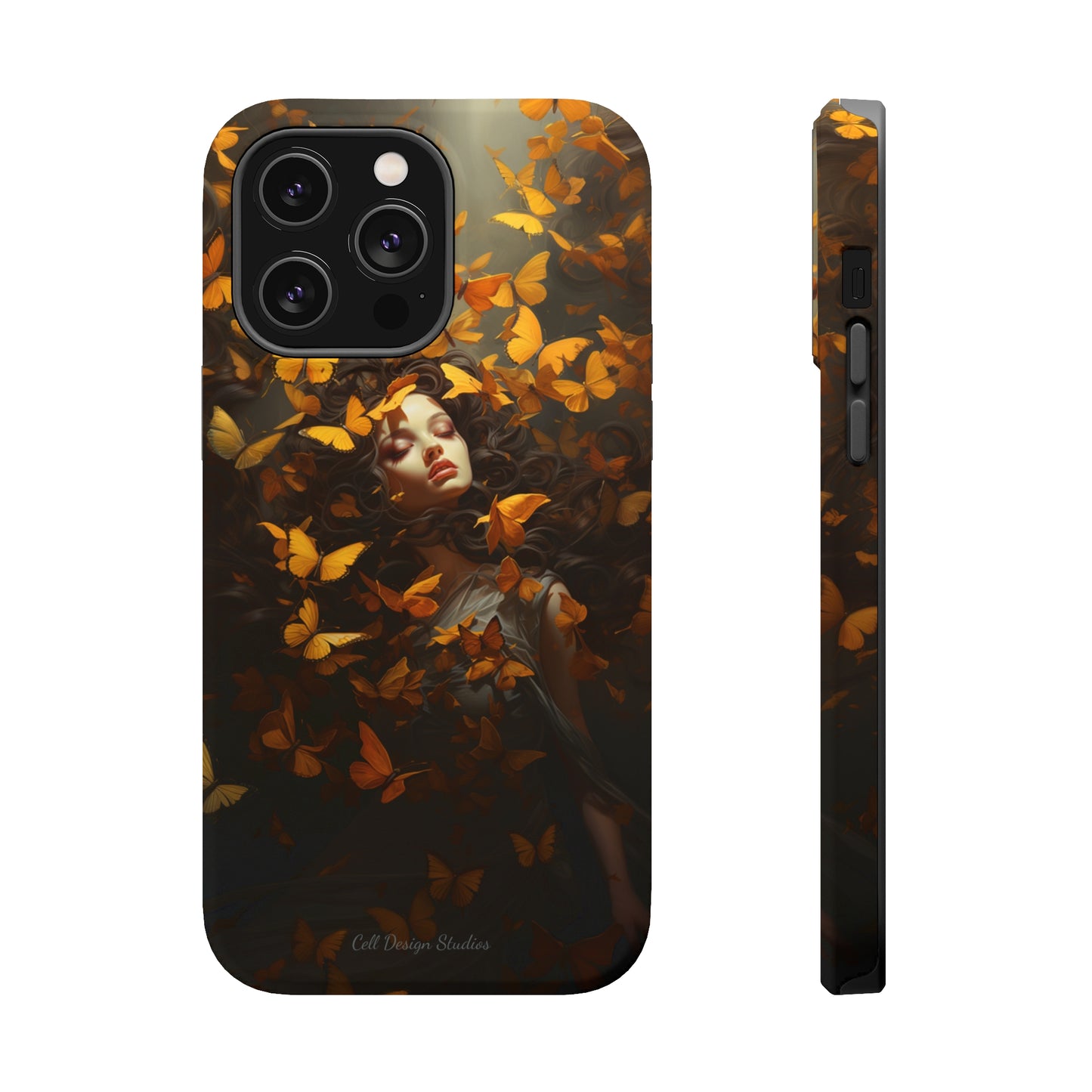 Introducing the "Butterfly Embrace" Cell Phone Case – A Fusion of Beauty and Grace -MagSafe Tough Cases