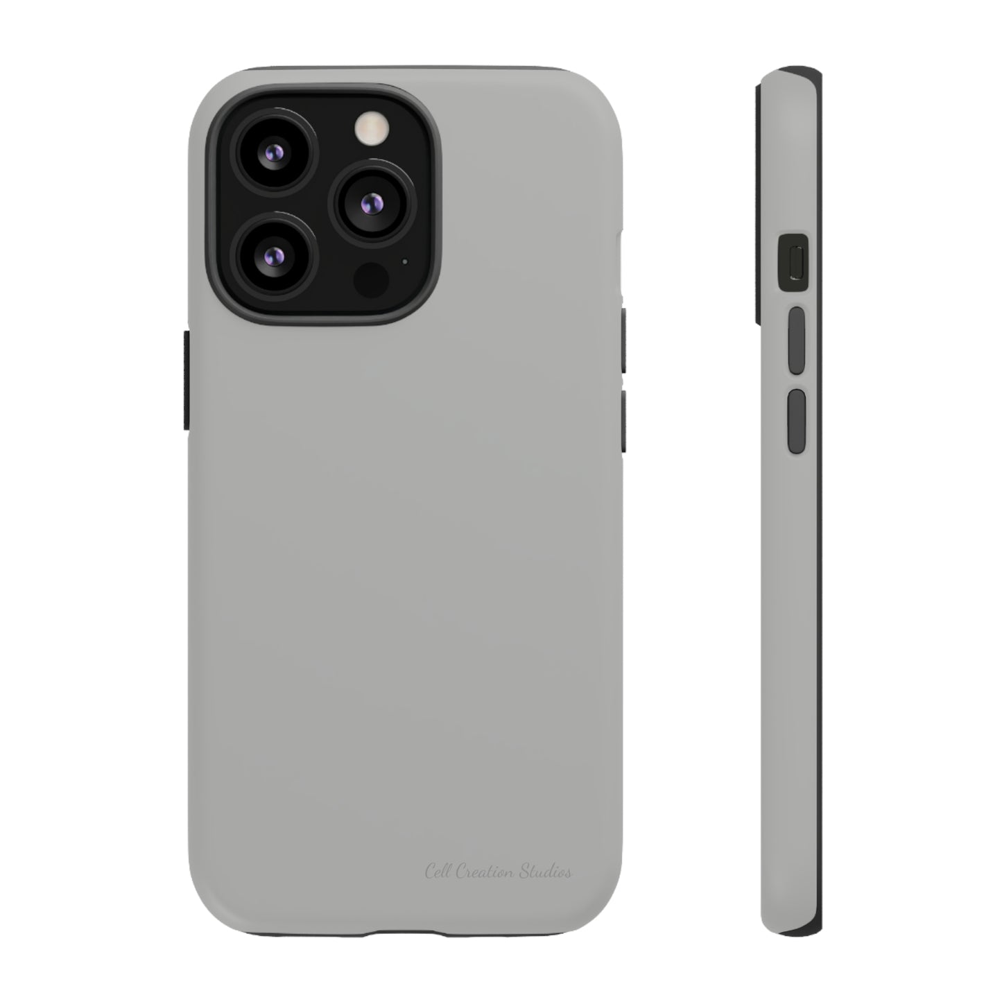 "Sleek Silver Essence" -Tough iPhone Cases