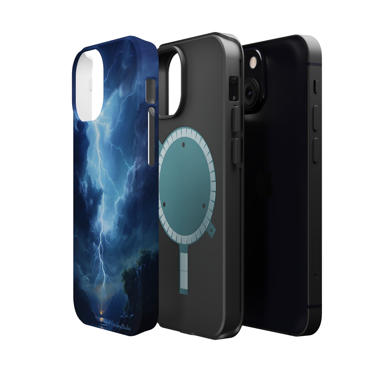 Introducing the "Stormy Serenity" Cell Phone Case – Embrace Nature -MagSafe Tough Cases